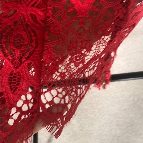 Short red dress - Picture 4 of 4